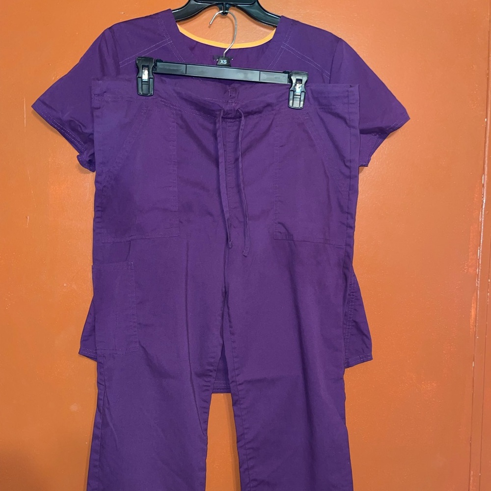 Purple scrub set